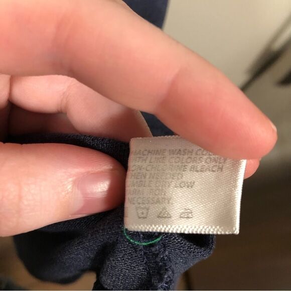 US Polo Assn Vintage Men's Navy Blue Polo Short Sleeve Shirt Embroidered size 2X - Picture 8 of 9